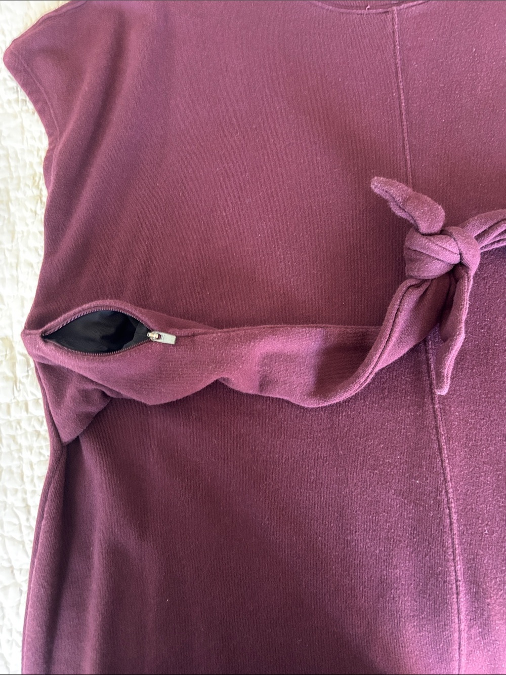 Athleta French Terry Tie Waist Dress XL - Picture 5 of 8